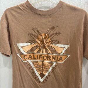 Cotton on tan California relaxed boyfriend tee
